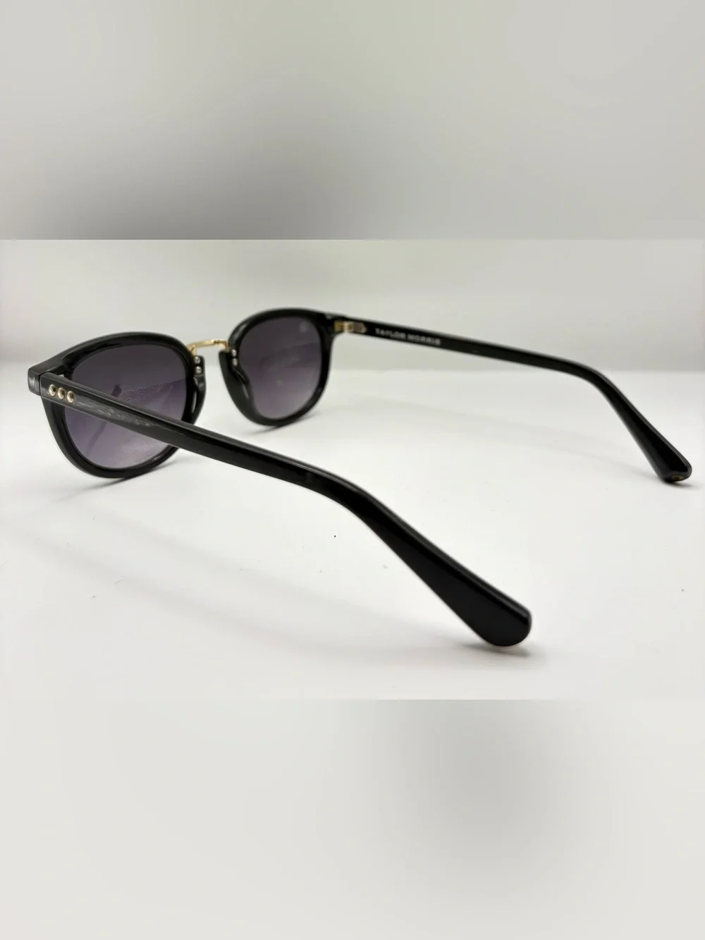 Taylor Morris Vredefort Black Oval Sunglasses Frames Only